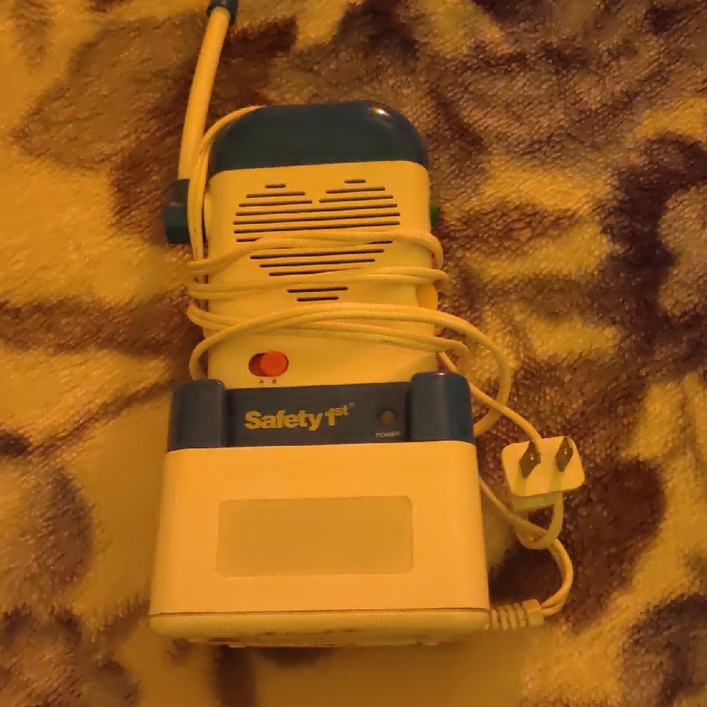 Safety 1st Vintage Baby Monitor - Blue and White